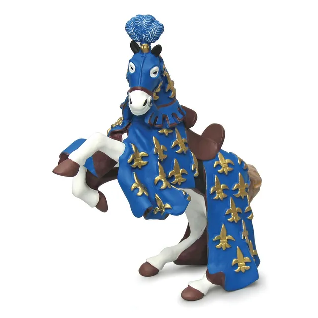 papo-medieval-cheval-prince-philippe-figurine-bleu image 1