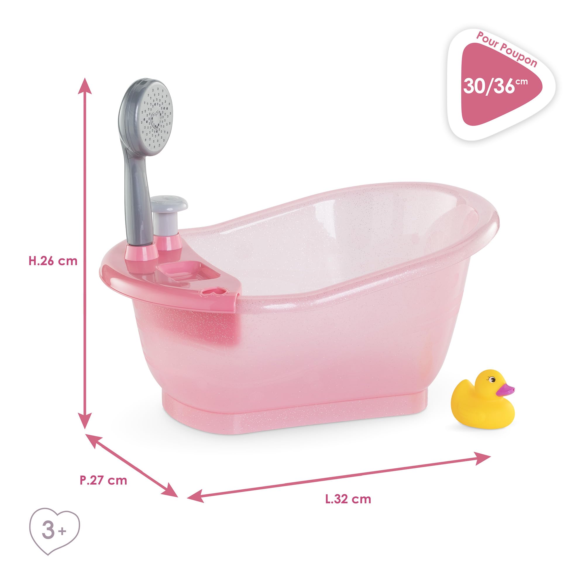 corolle-mon-grand-poupon-baignoire-9000141660-poupon-36-cm-douchette image 2