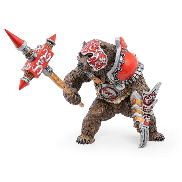 papo-fantasy-mutant-ours-figurine-guerrier-armure image 1