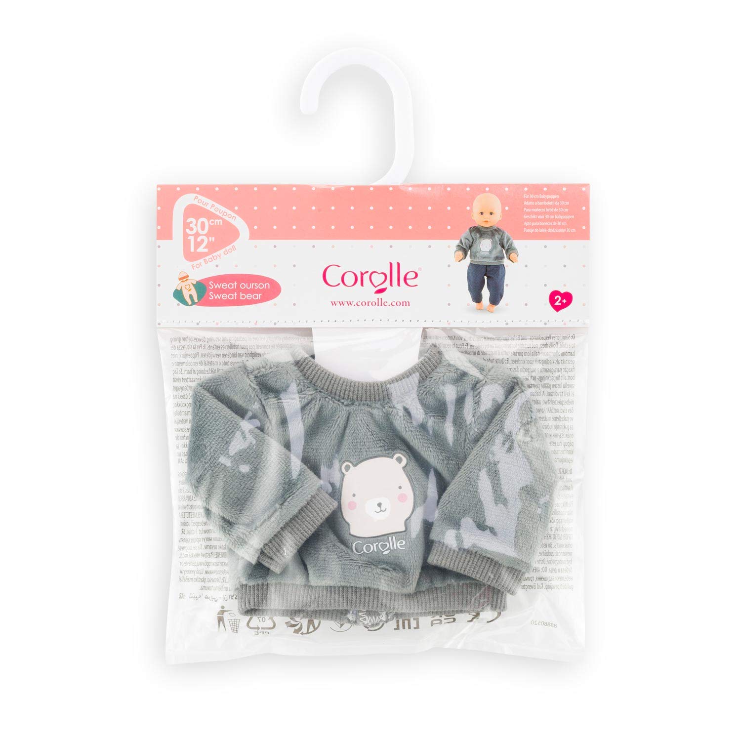 corolle-mon-premier-poupon-sweat-ourson-30-cm-v-tement image 4