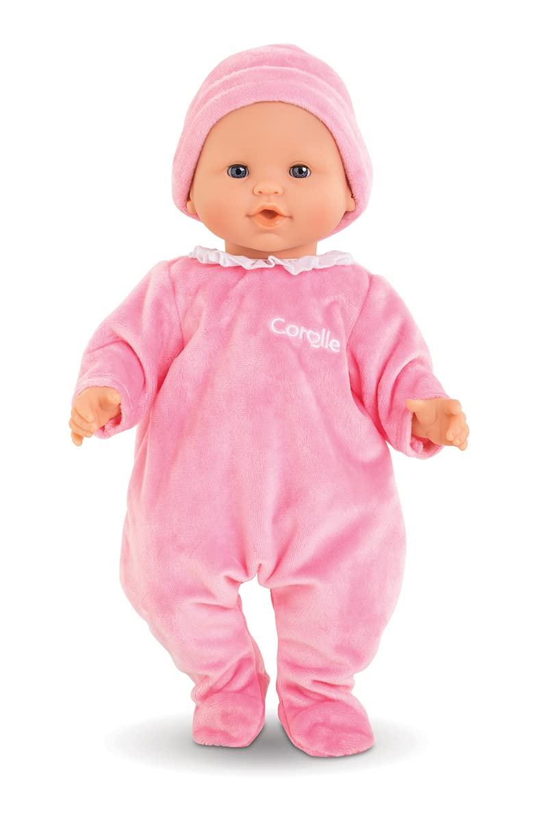 corolle-mon-grand-poupon-pyjama-rose-et-bonnet-36cm image 2