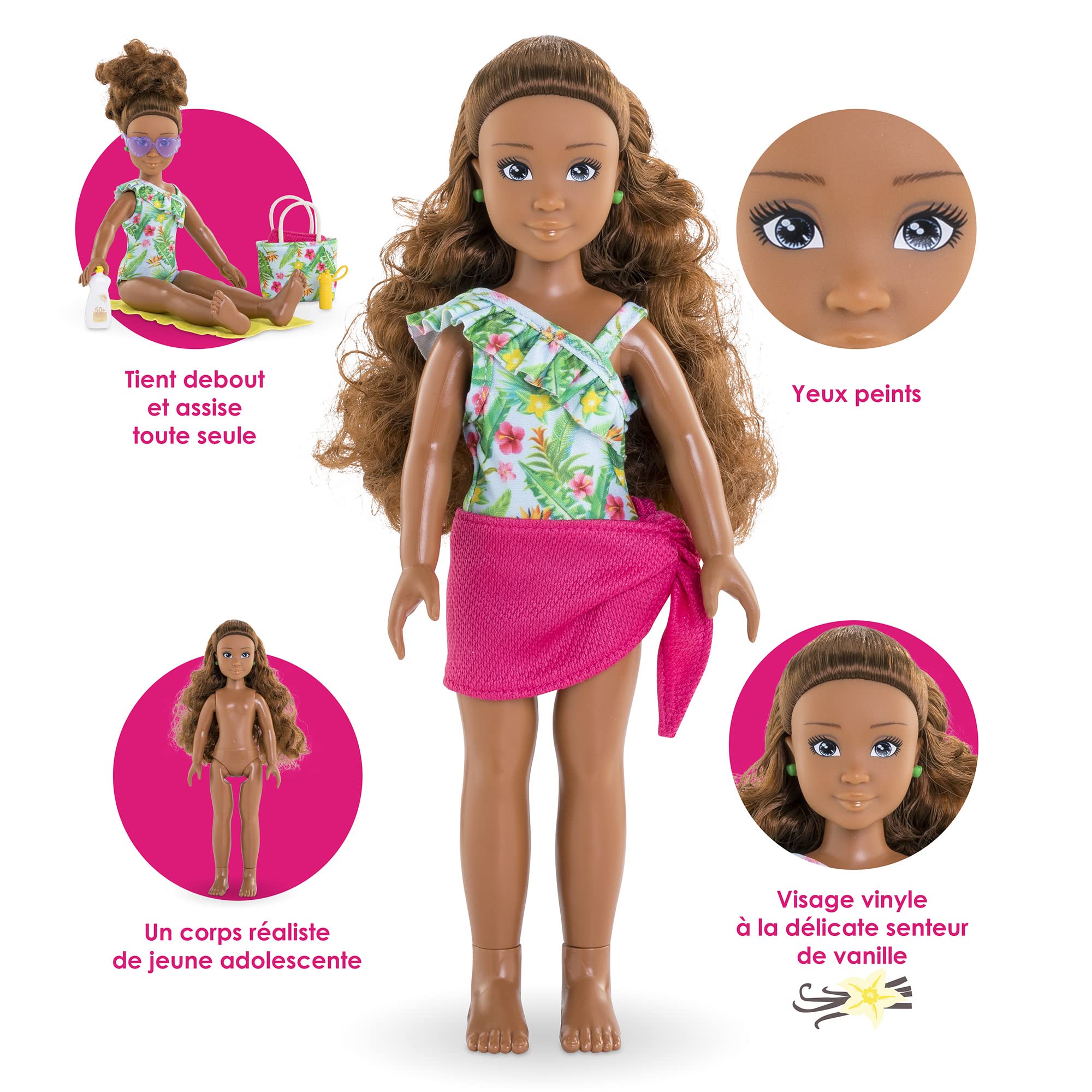 corolle-girls-melody-la-plage-poup-e-mannequin-28-cm-maillot image 3