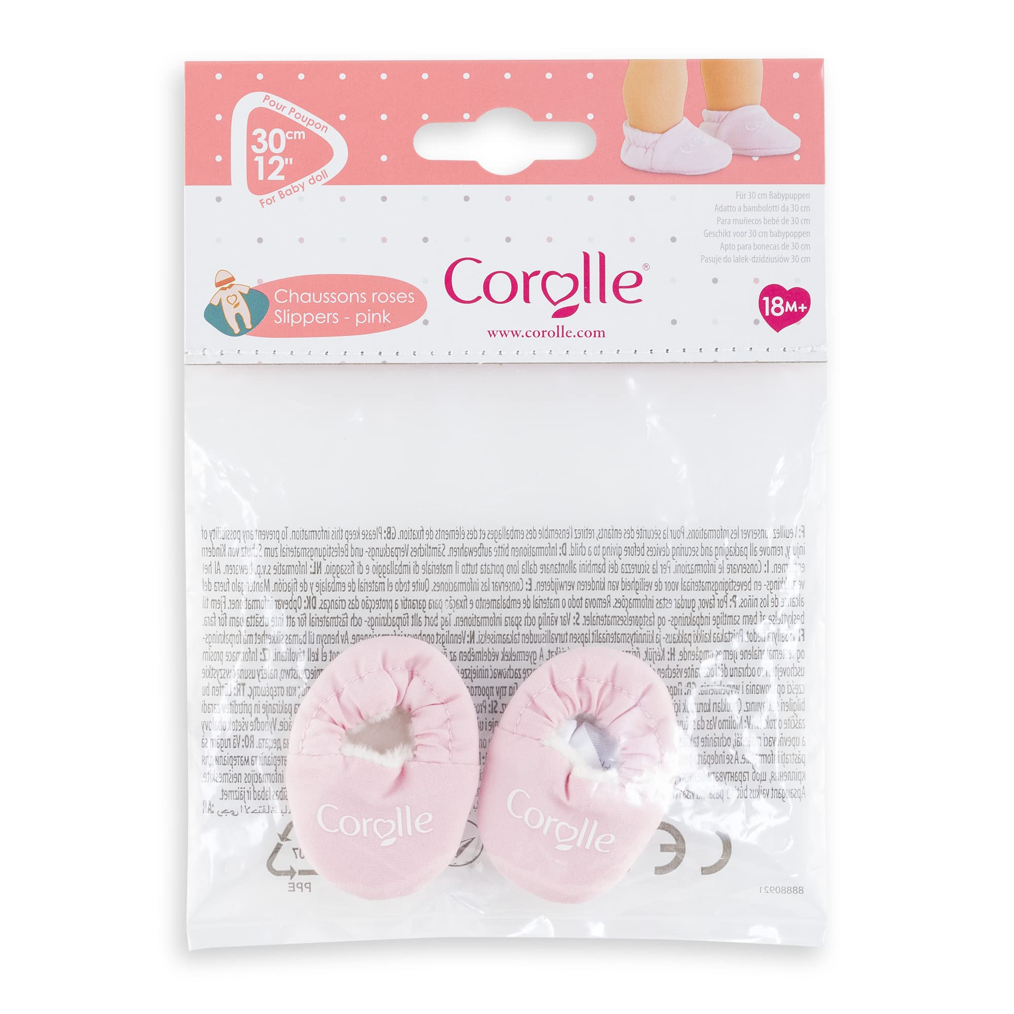 corolle-mon-premier-poupon-chaussons-roses-poupon-30-cm image 3