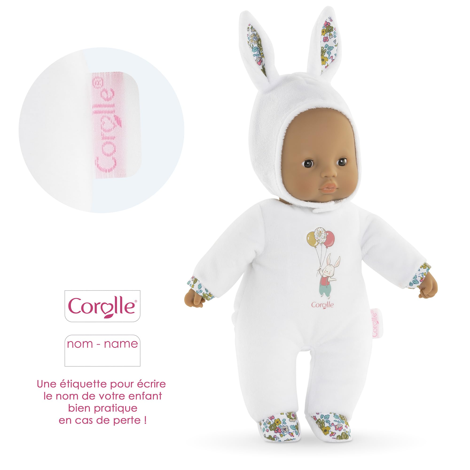 corolle-mon-doudou-pti-c-ur-lapin-blanc-poupon-30cm-vanille image 6