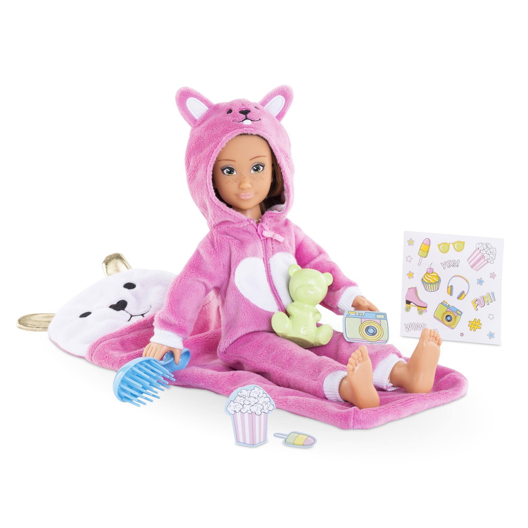 corolle-girls-zo-pyjama-party-poup-e-28-cm-9-accessoires image 7