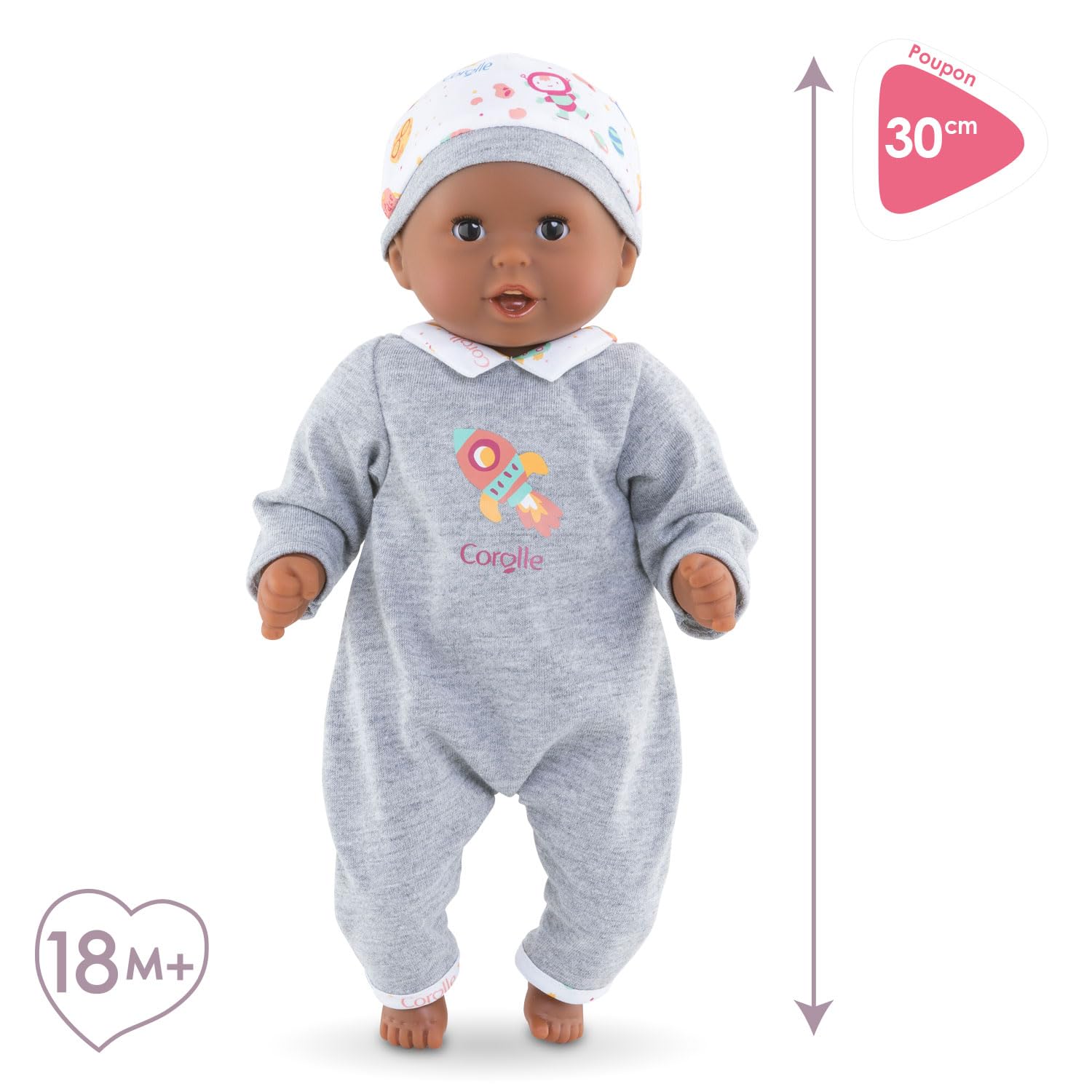 corolle-mon-premier-b-b-calin-marius-poupon-30-cm-yeux-dormeurs image 3