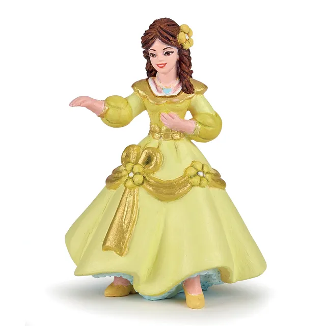 papo-the-enchanted-world-bella-figurine-robe-dor-e image 1