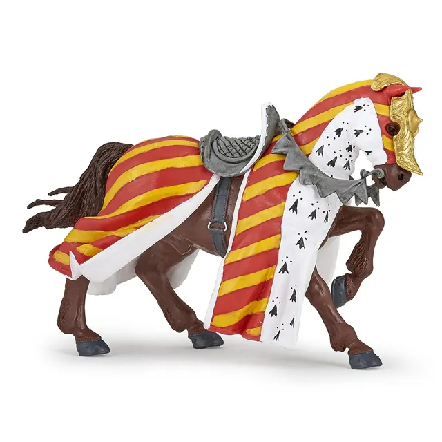 papo-medieval-cheval-de-tournoi-figurine-chevalier image 1
