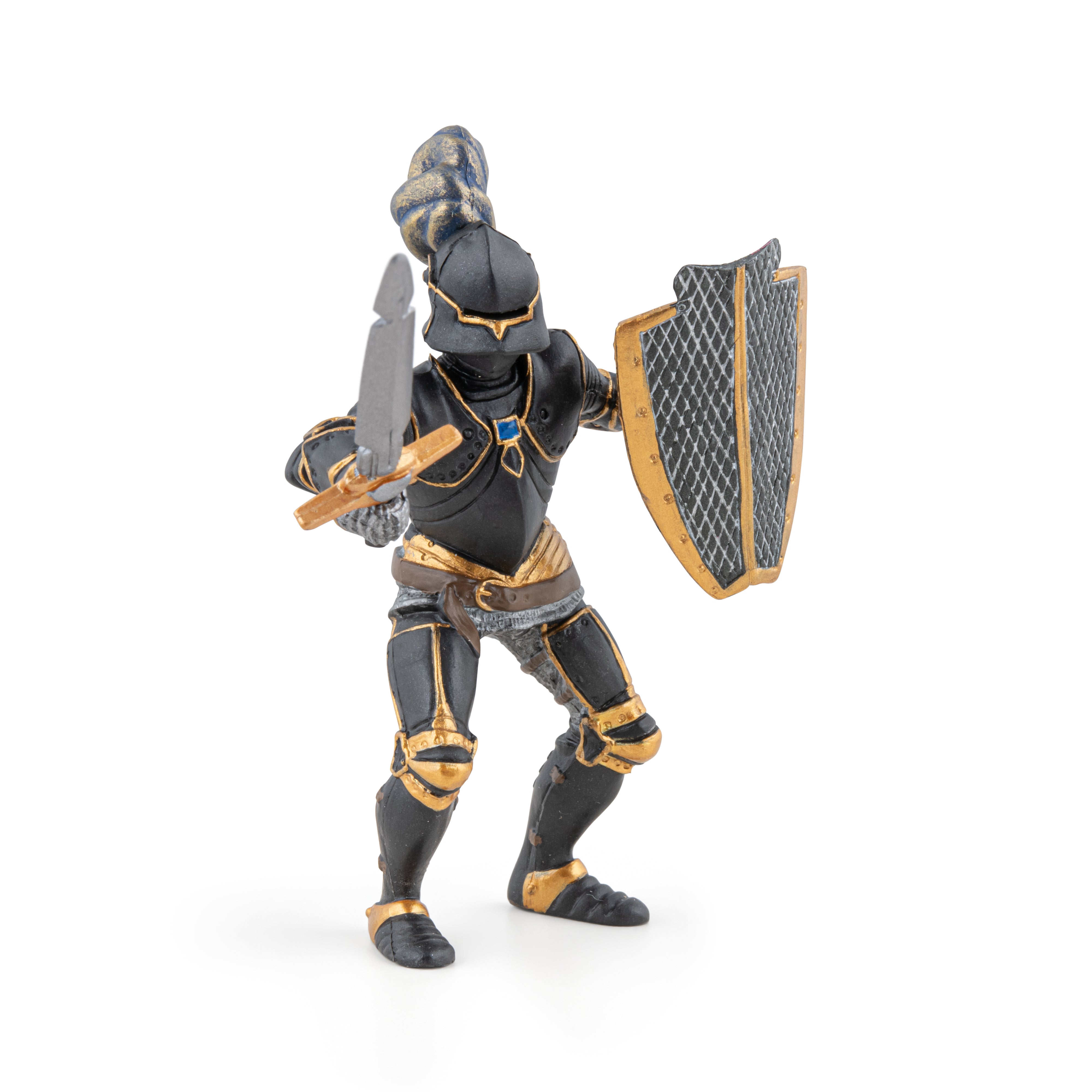 papo-medieval-chevalier-en-armure-noire-figurine-noir image 1