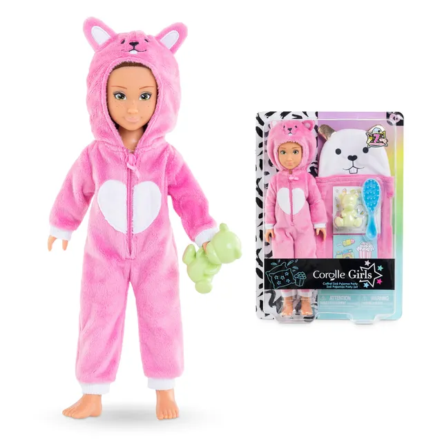 corolle-girls-zo-pyjama-party-poup-e-28-cm-9-accessoires image 1