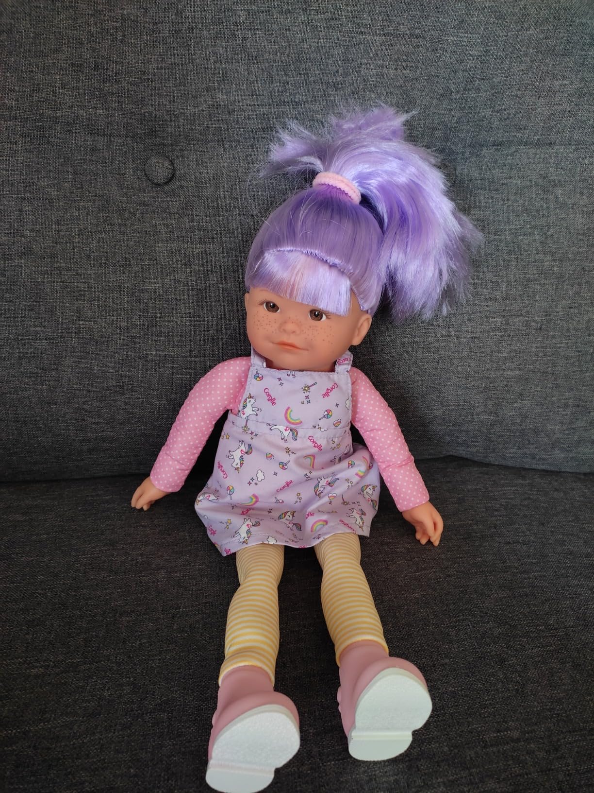 Cheveux violets