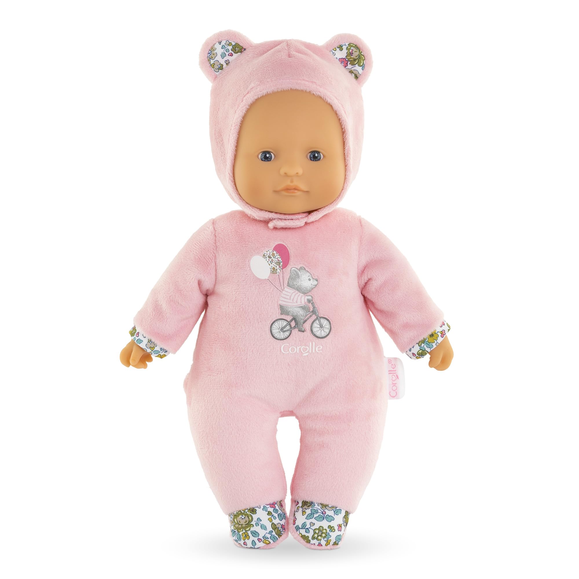corolle-mon-doudou-pti-c-ur-ours-rose-poupon-30-cm-9-mois image 1