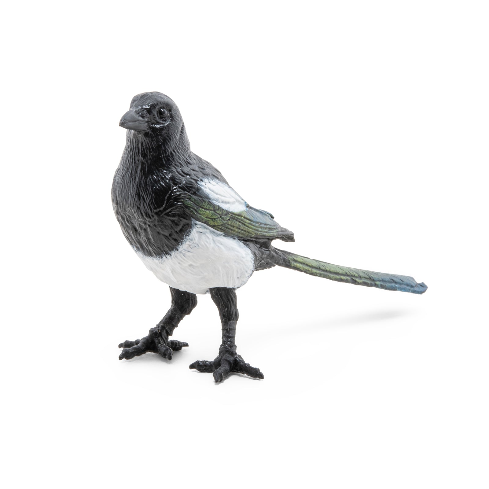 papo-garden-animals-pie-figurine-oiseau-noir-et-blanc-jardin image 1