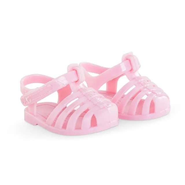 corolle-mon-grand-poupon-sandales-roses-chaussures-poupon-36-cm image 1