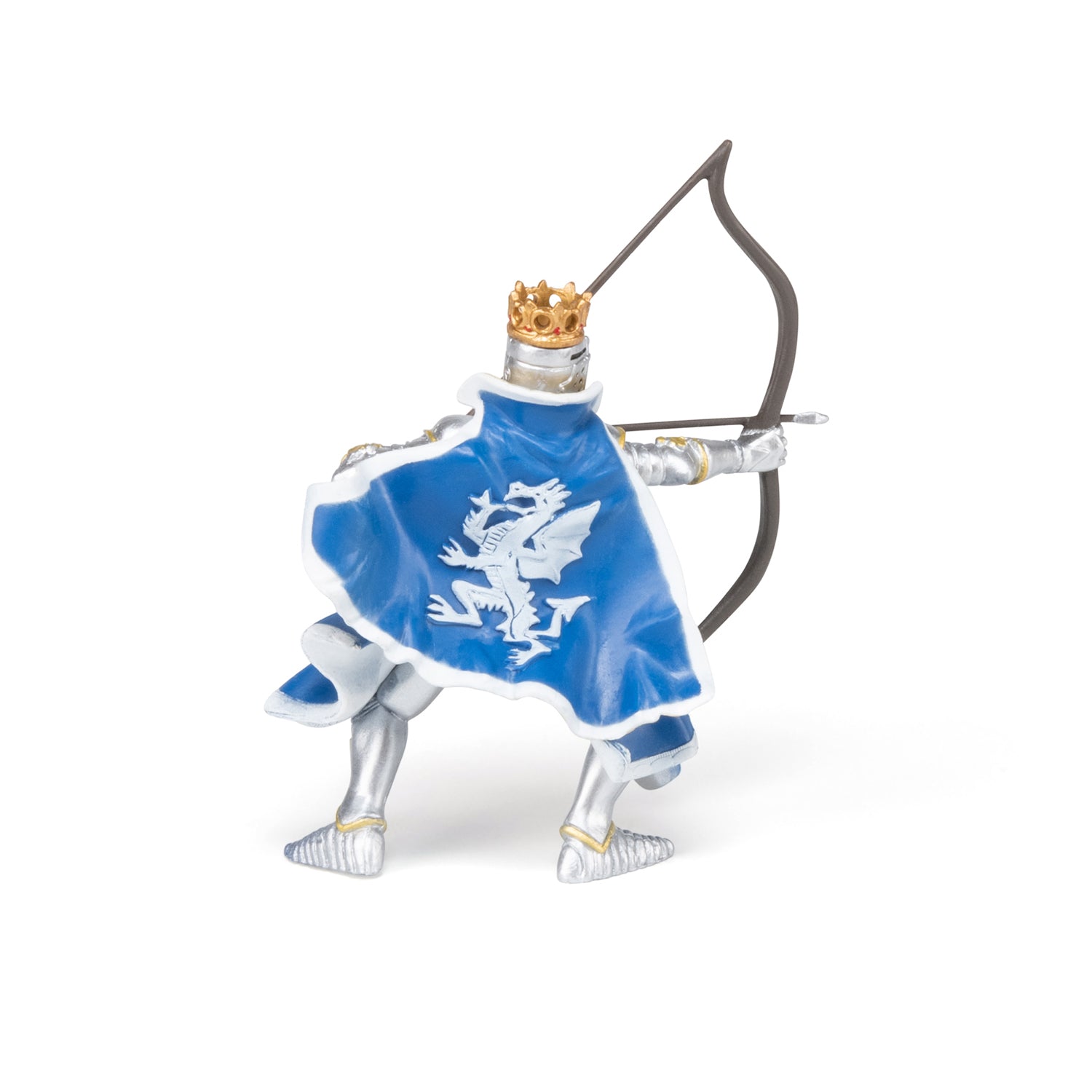 papo-medieval-roi-au-dragon-l-arc-figurine-cheval-galop image 6