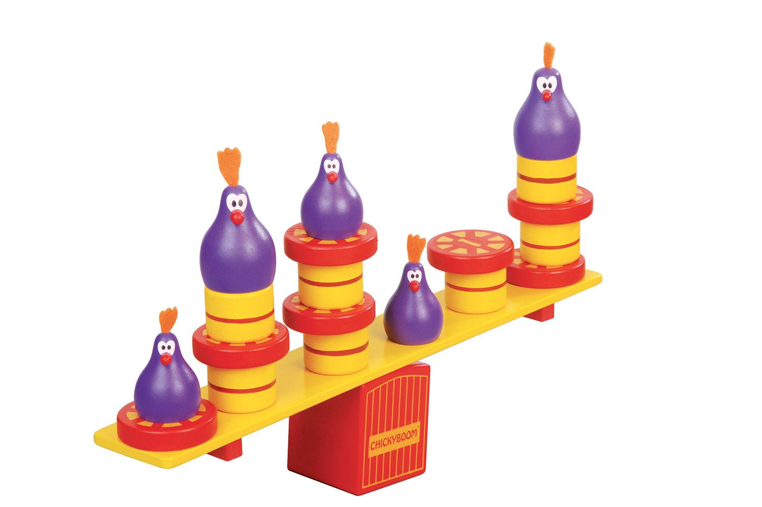 blue-orange-chickyboom-jeu-enfant-quilibre-poules image 2