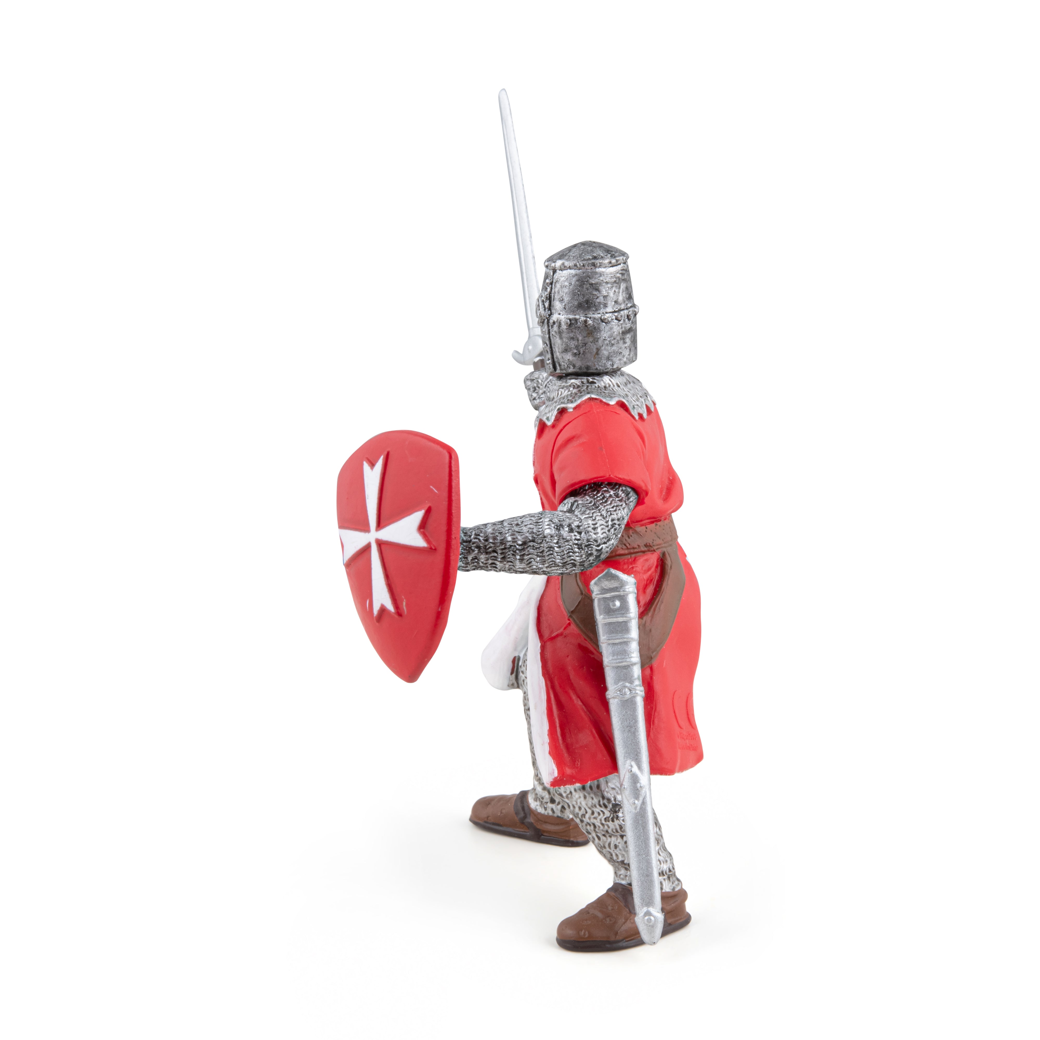 papo-medieval-chevalier-de-malte-figurine-crois-cape-noire image 3