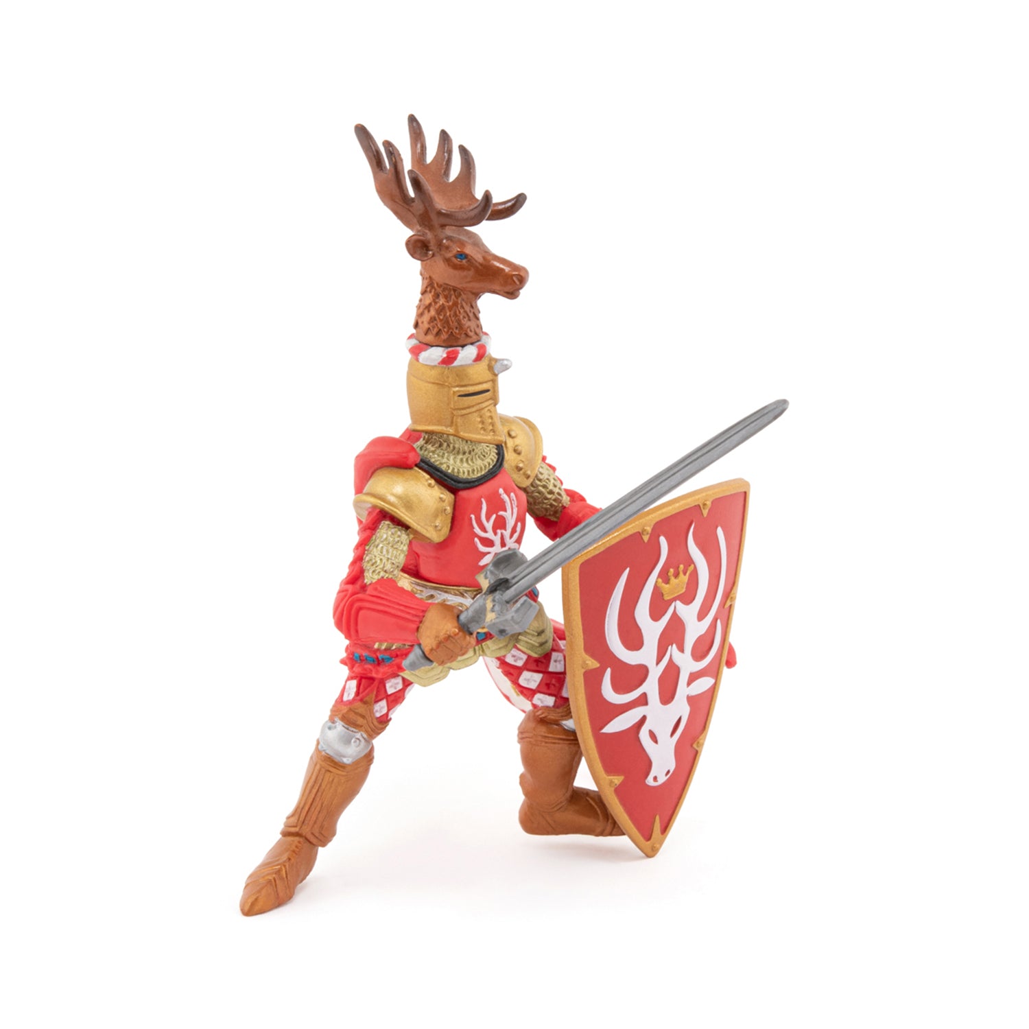 papo-medieval-figurine-ma-tre-des-armes-cimier-cerf image 4