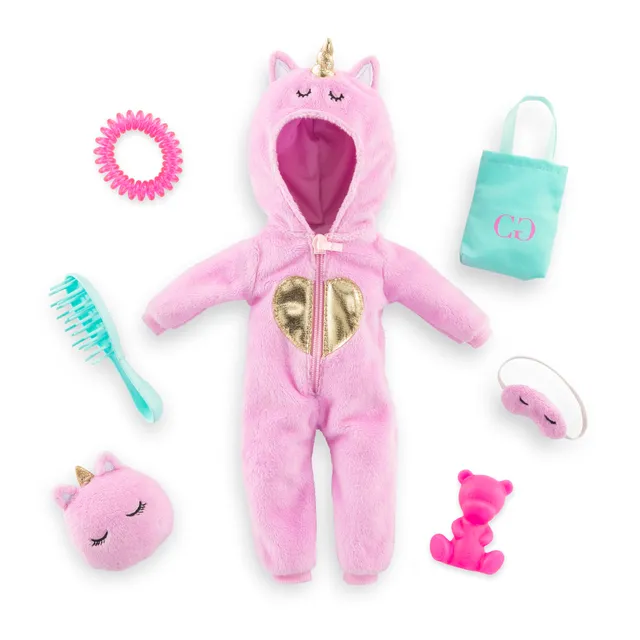 corolle-girls-dressing-combinaison-licorne-28-cm-7-accessoires image 1