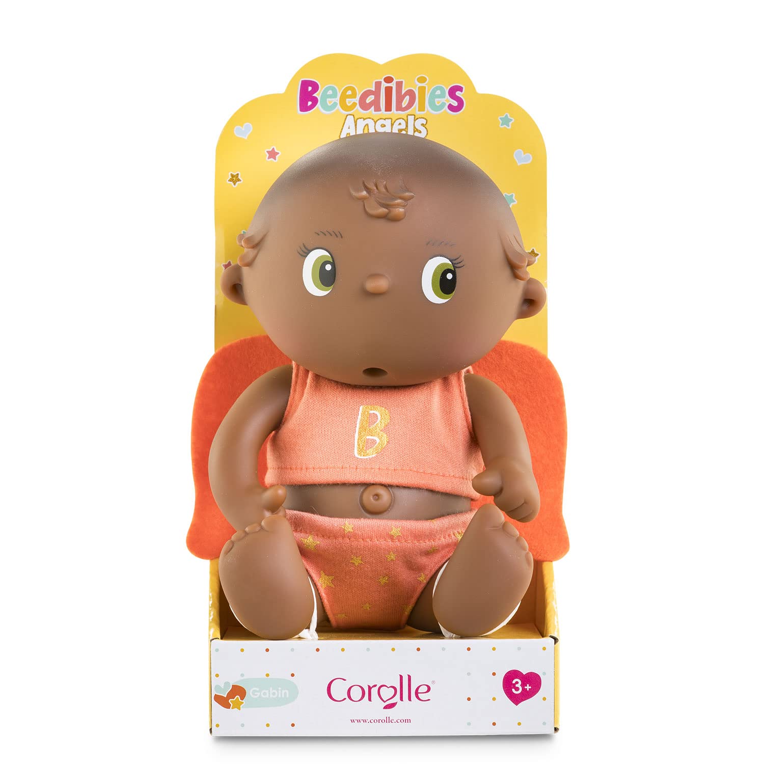 corolle-les-trendies-beedibies-angels-gabin-poupon-20-cm-corail-vanille image 2