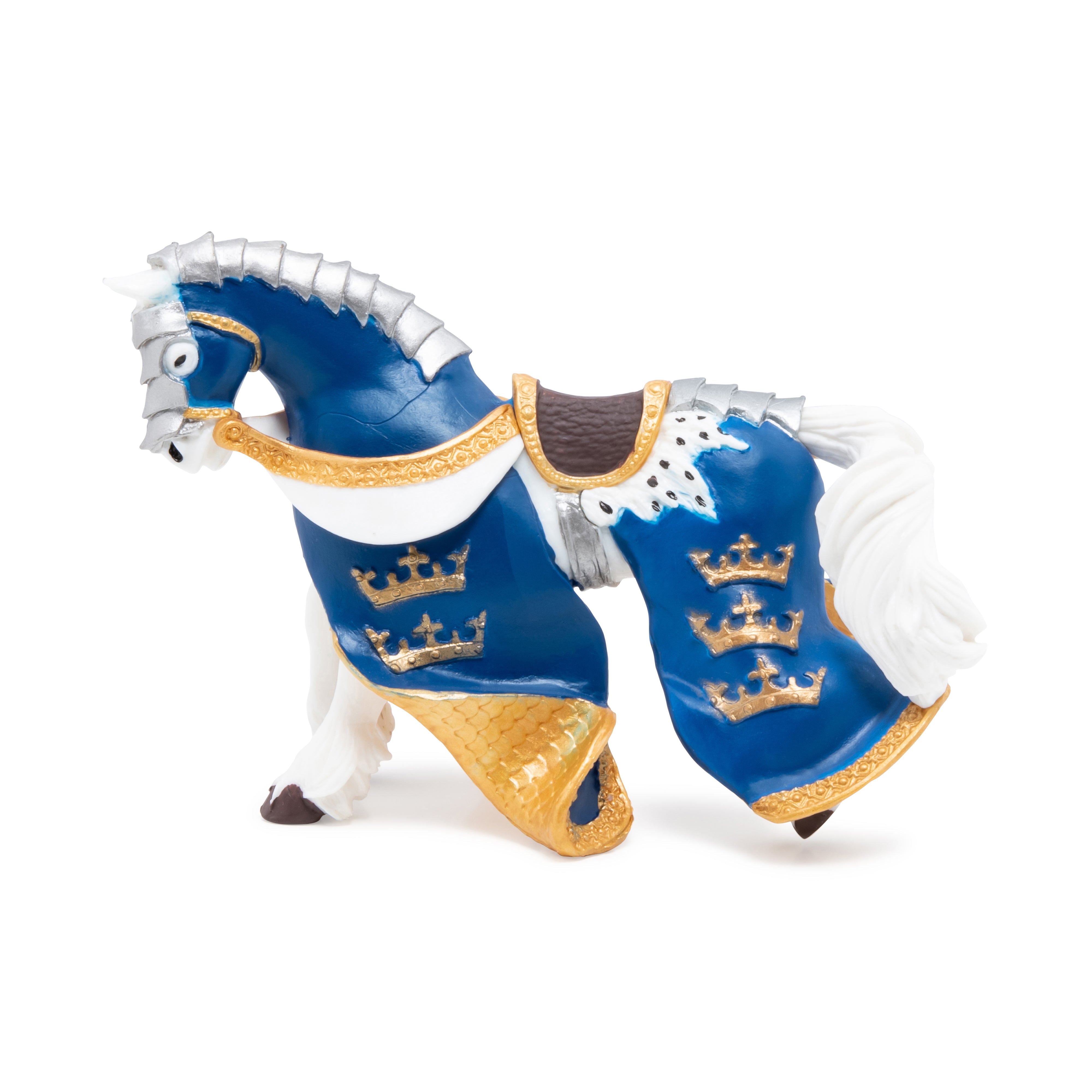 papo-medieval-cheval-du-roi-arthur-bleu-figurine-cheval-m-di-val image 6