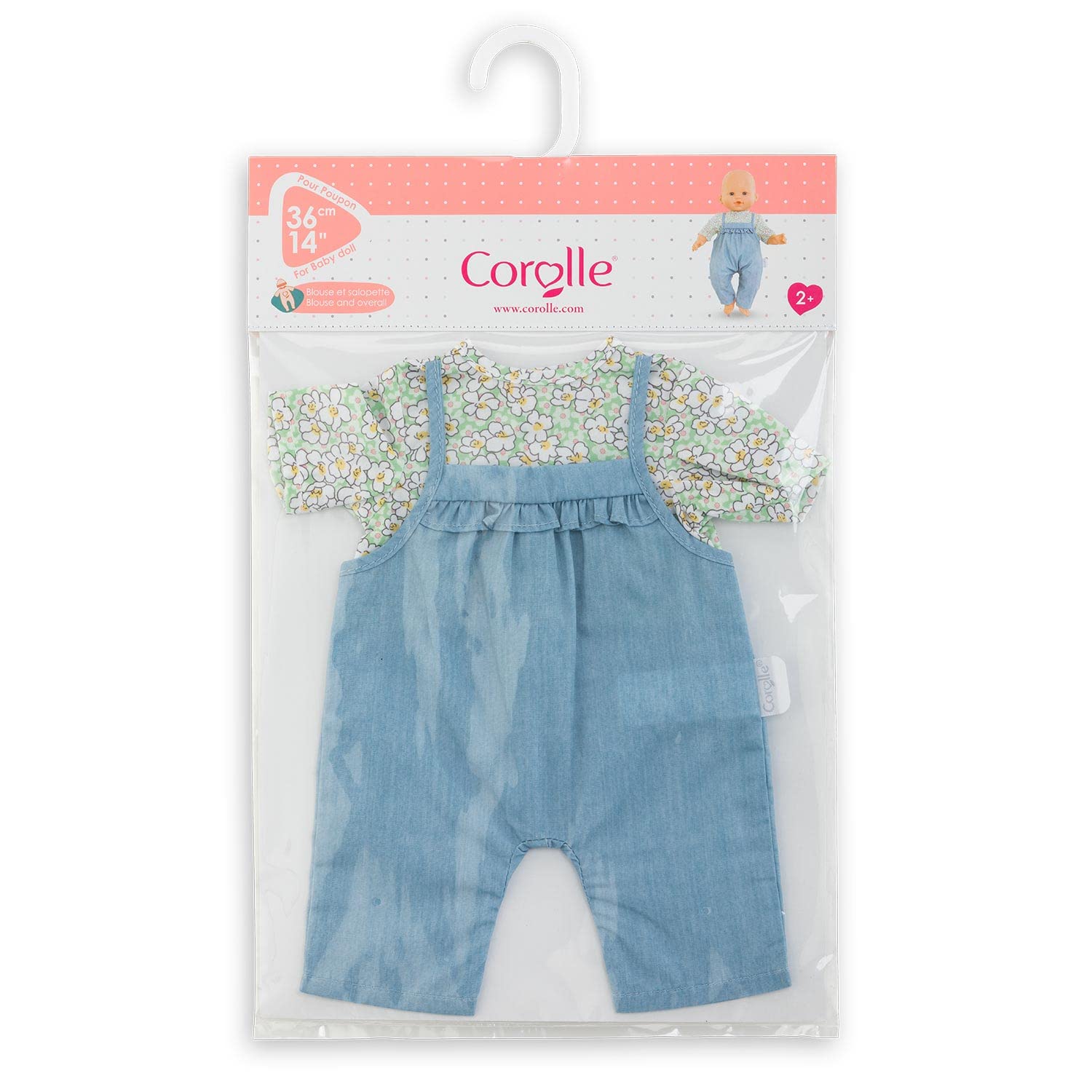 corolle-mon-grand-poupon-blouse-et-salopette-36-cm-tenue image 4