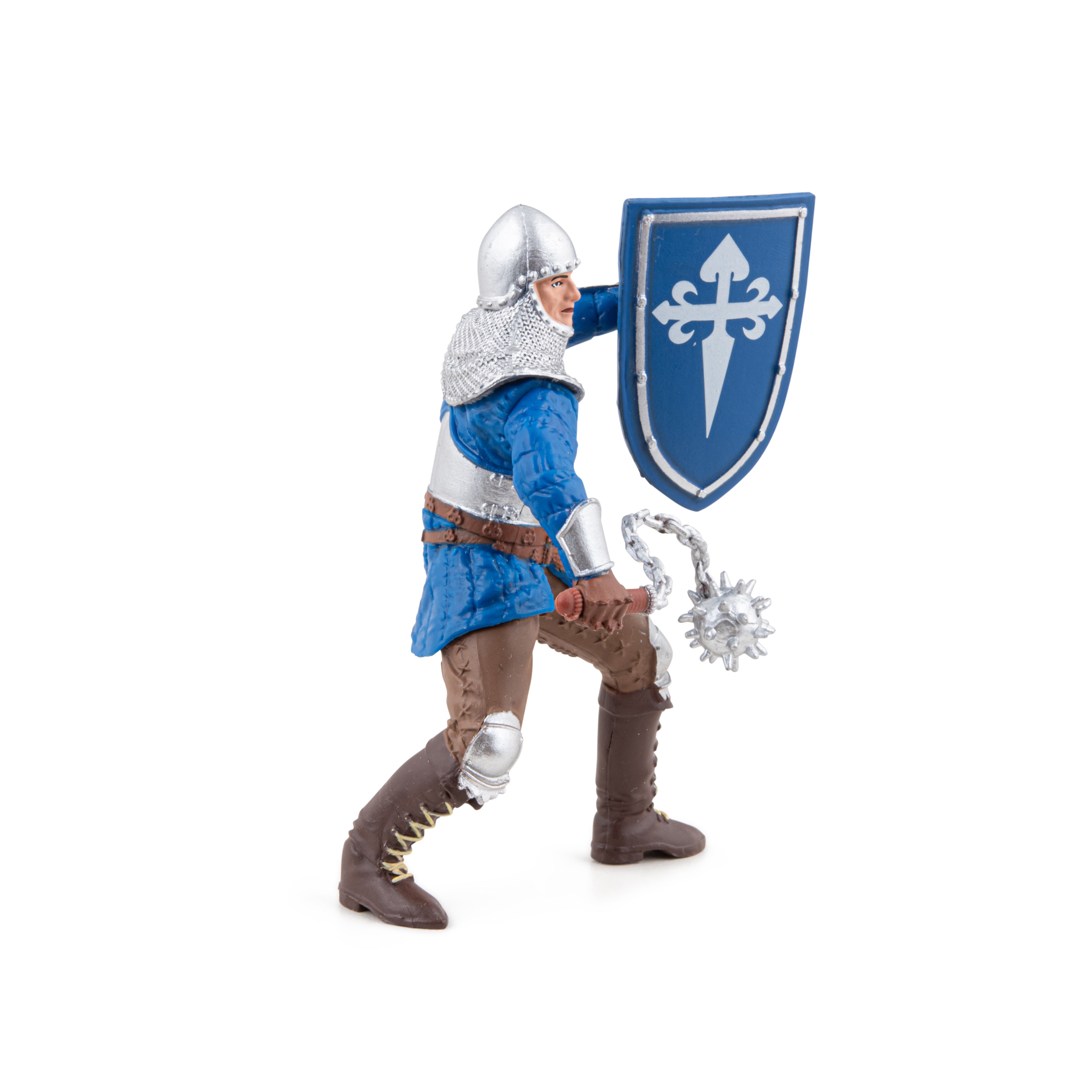 papo-medieval-figurine-chevalier-masse-d-arme-bouclier image 5