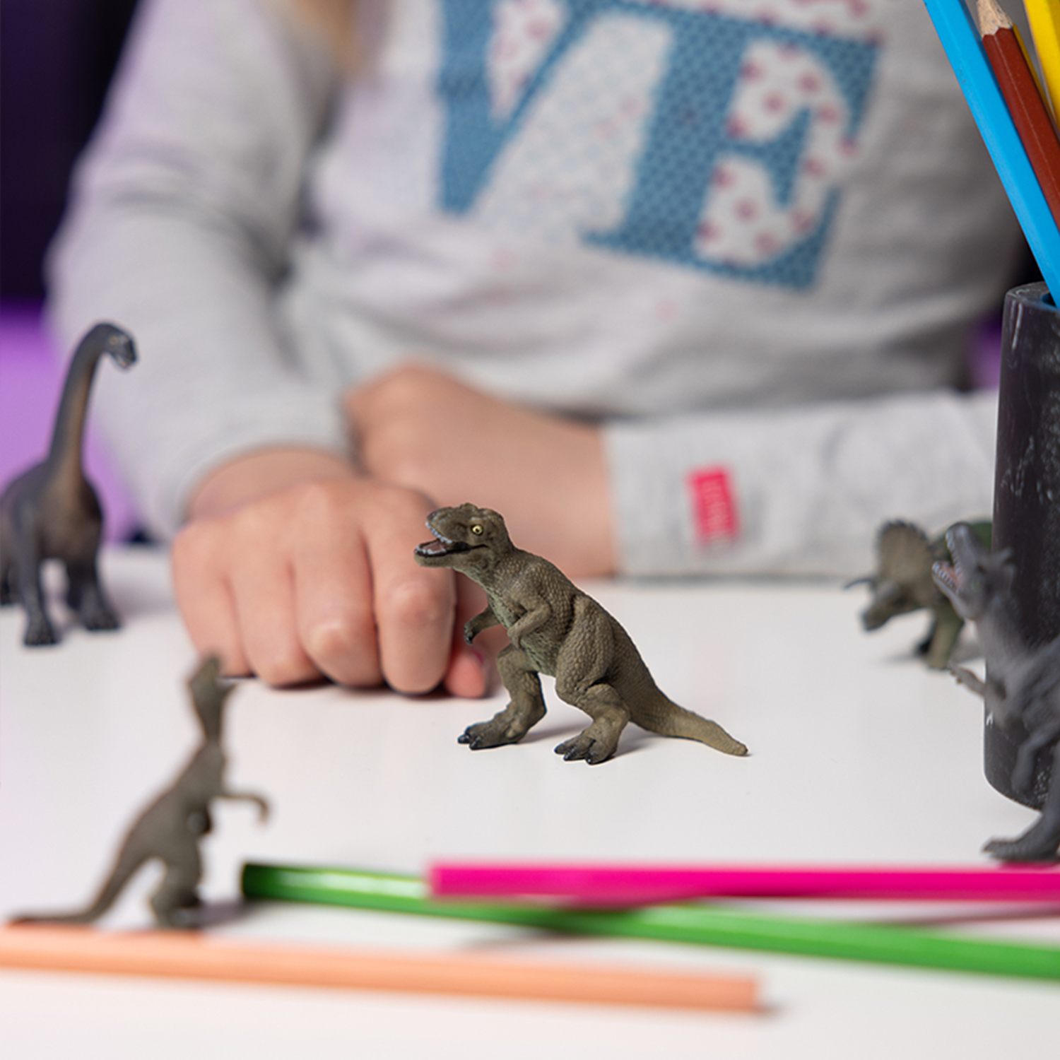 papo-mini-papo-mini-plus-dinosaures-lot-1-figurine-lot-6-pi-ces image 2