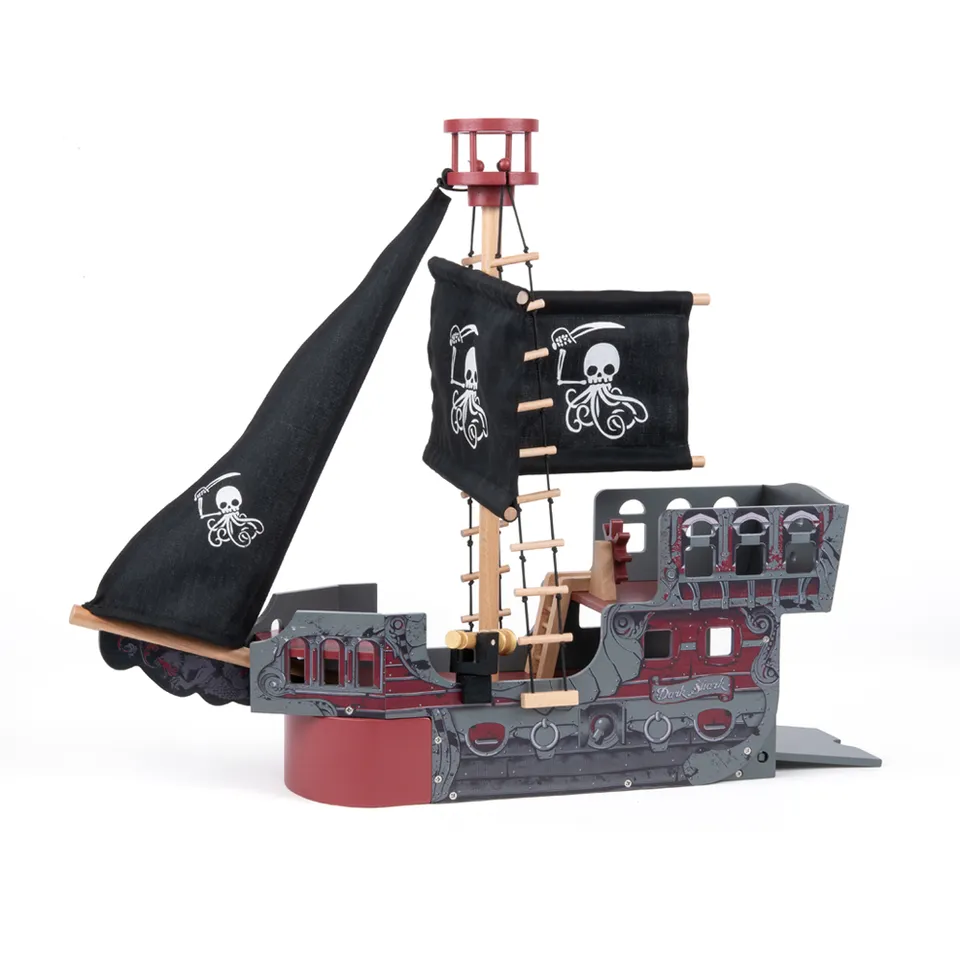 papo-pirates-bateau-fantastique-bateau-pirate-bois image 1