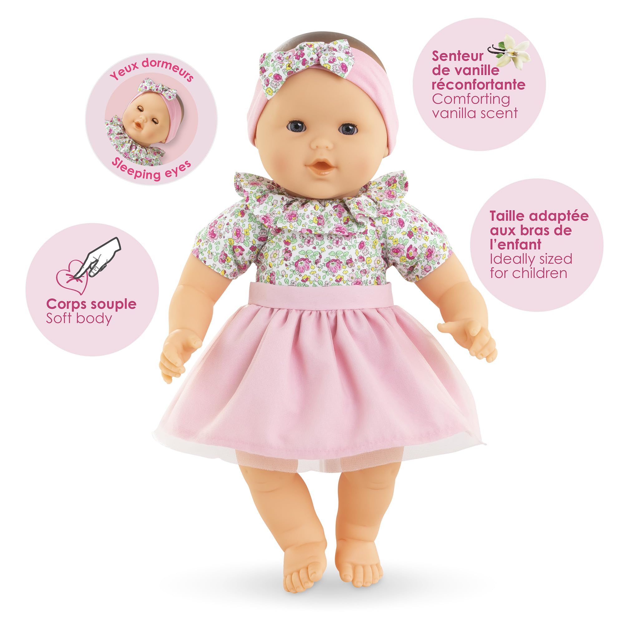 corolle-mon-grand-poupon-adorable-jardin-en-fleurs-36-cm-tutu image 3