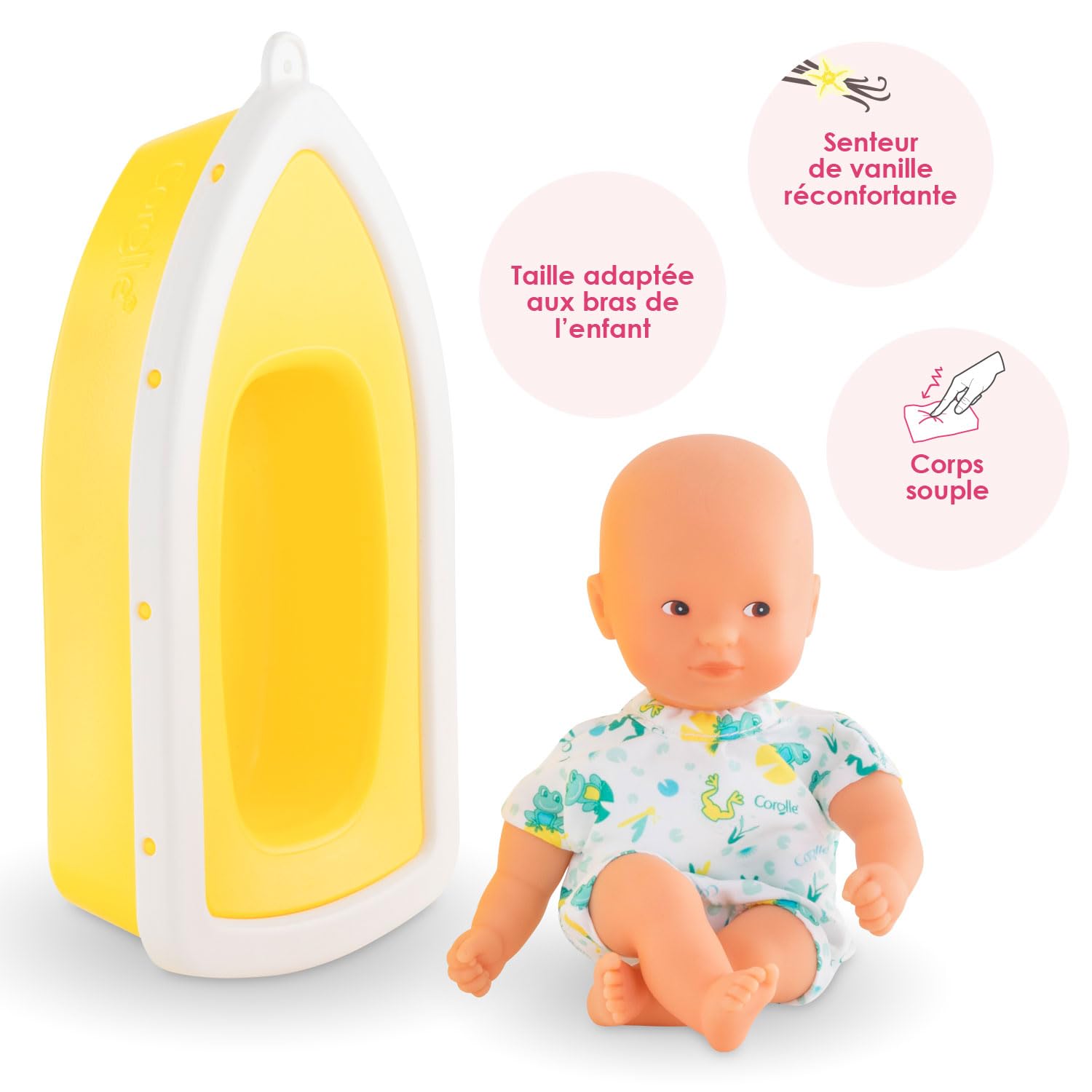 corolle-mon-premier-poupon-mini-bain-plouf-grenouille-20-cm image 2