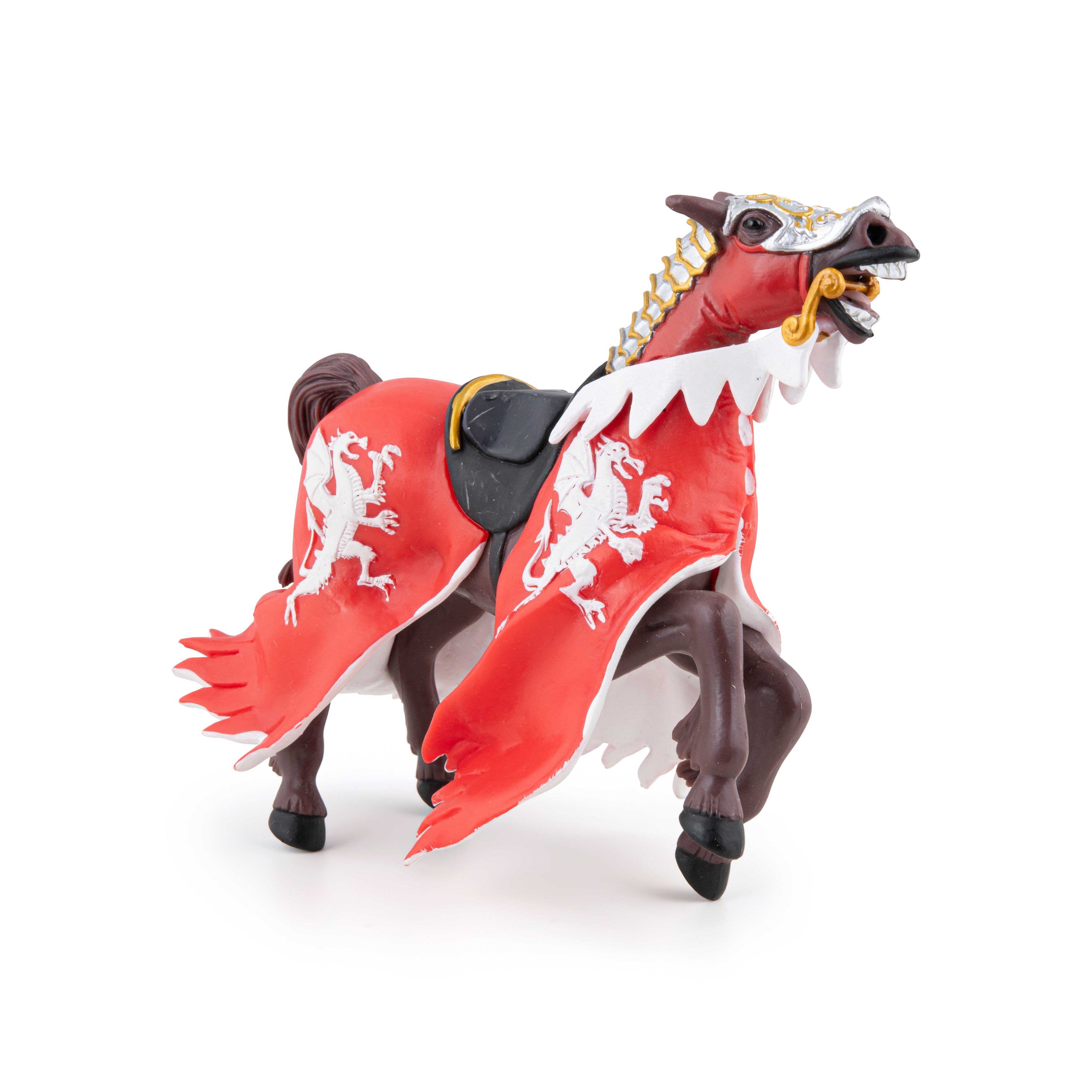 papo-medieval-cheval-du-roi-au-dragon-rouge-figurine-cheval image 4