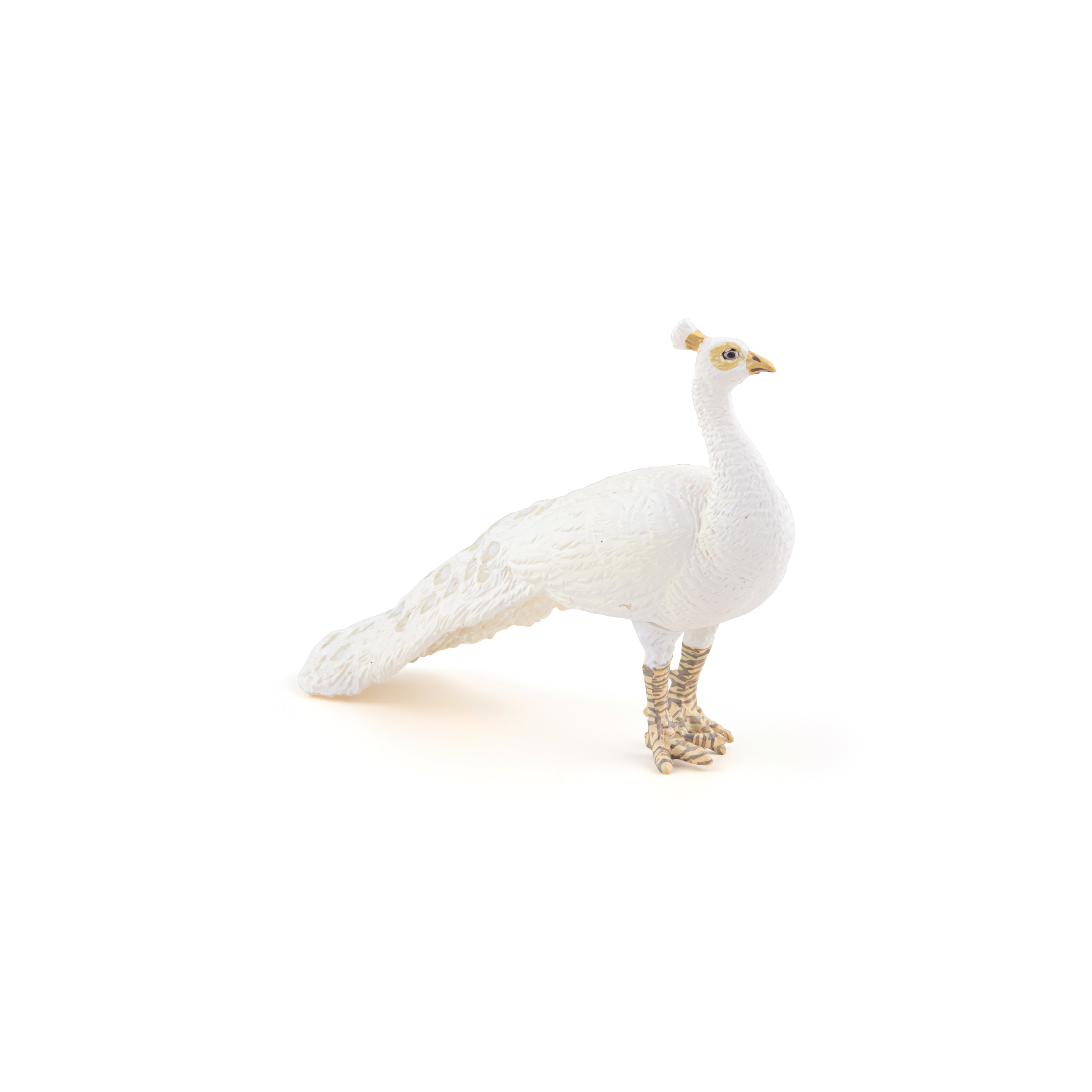 papo-farmyard-friends-paon-blanc-figurine-plumage-nacr-mod-le-unique image 2