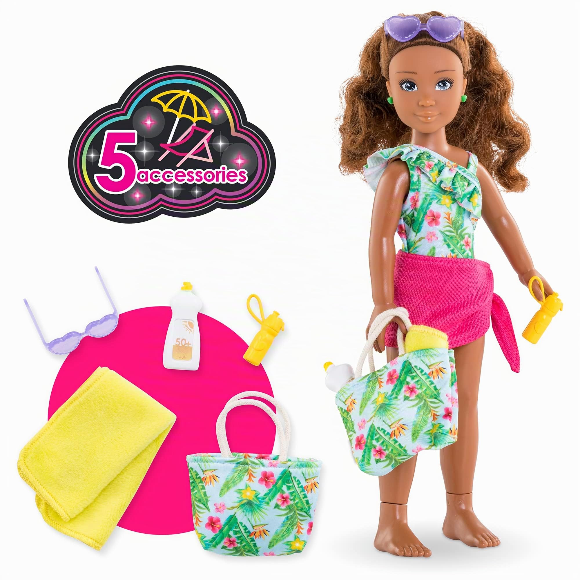corolle-girls-melody-la-plage-poup-e-mannequin-28-cm-maillot image 2