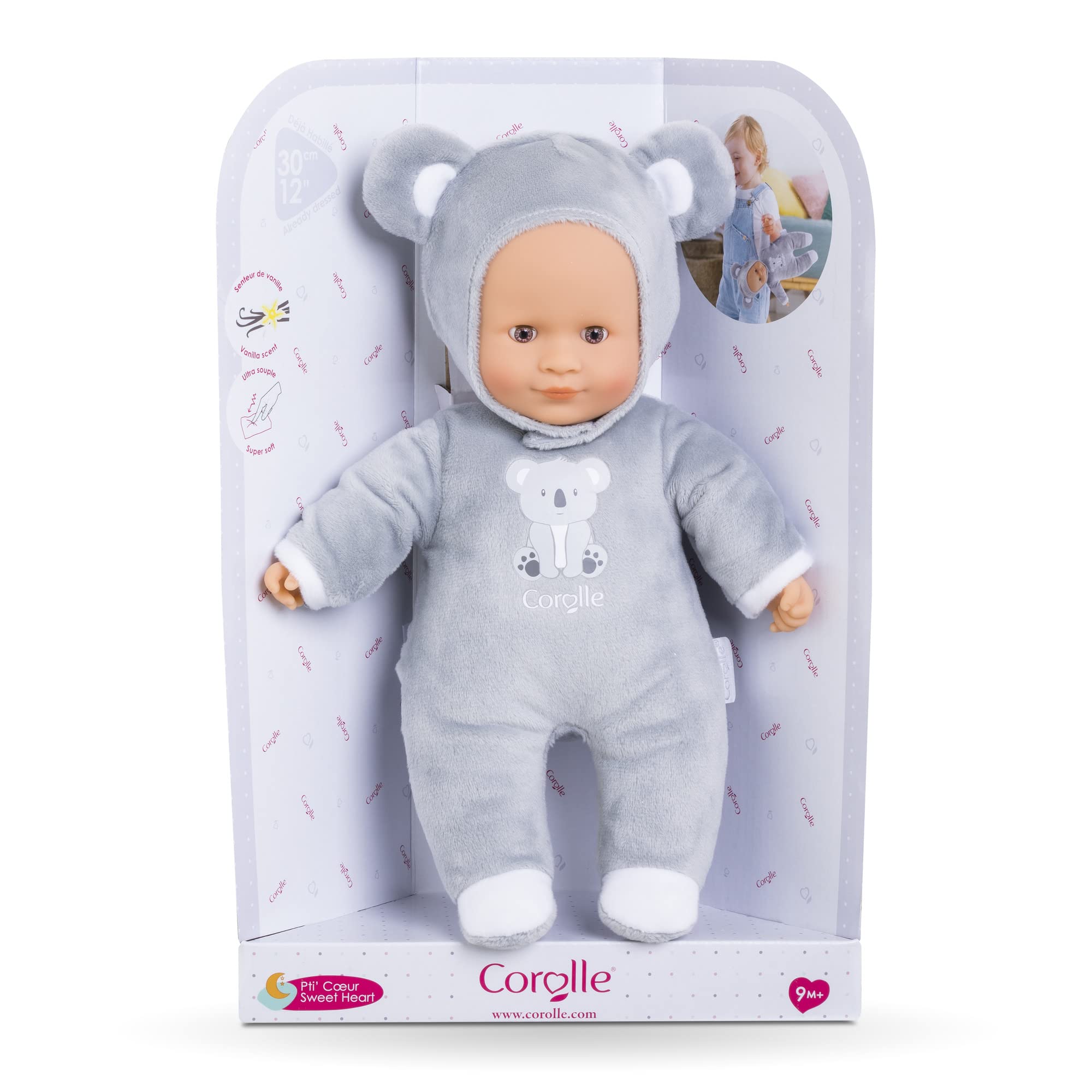 corolle-mon-doudou-pti-c-ur-koala-doudou-30-cm-d-s-9-mois image 4