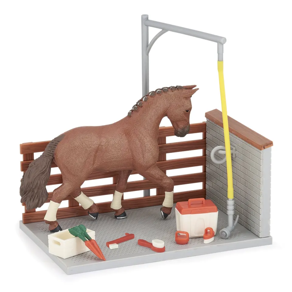 papo-horses-aire-de-douche-et-accessoires-soin-cheval image 1