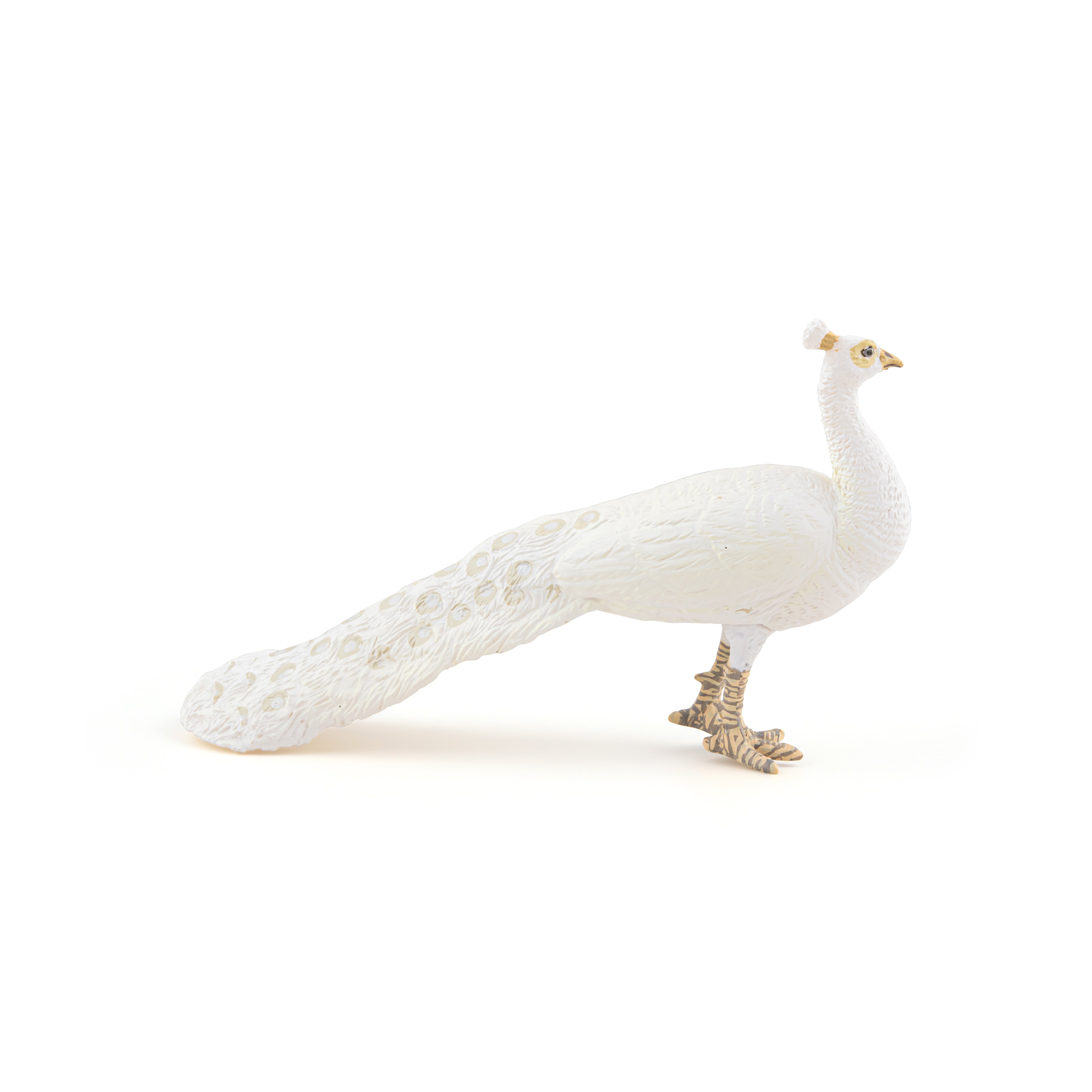 papo-farmyard-friends-paon-blanc-figurine-plumage-nacr-mod-le-unique image 1
