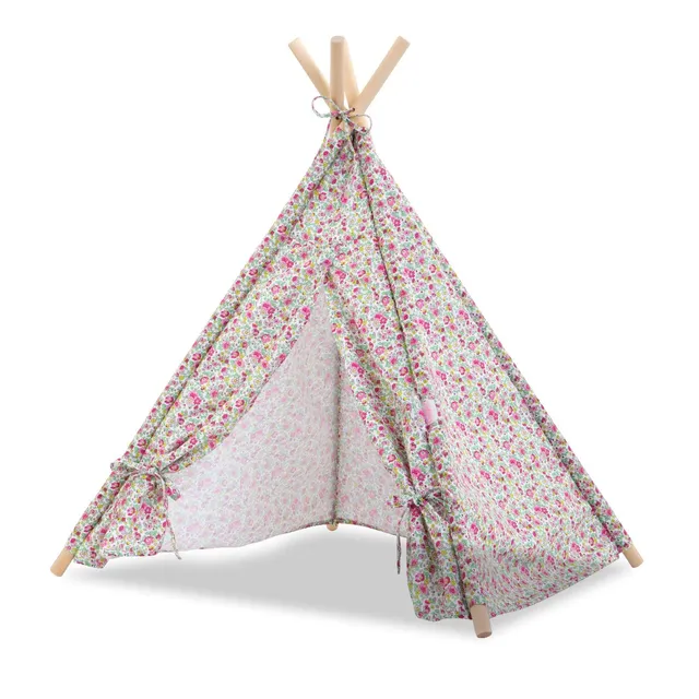 corolle-ma-corolle-tipi-en-bois-tissu-floral-poup-e-36-cm image 1