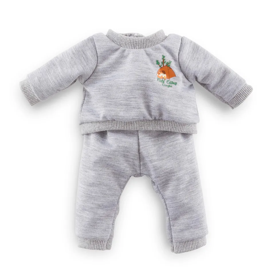 corolle-mon-grand-poupon-jogging-gris-petit-explorateur-poupon-36cm image 1