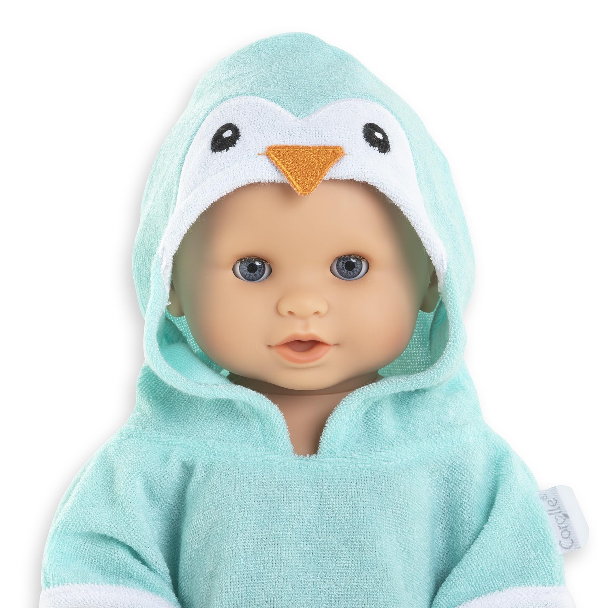 mon-grand-poupon-cape-de-bain-pingouin-v-tement-poupon-36cm image 5
