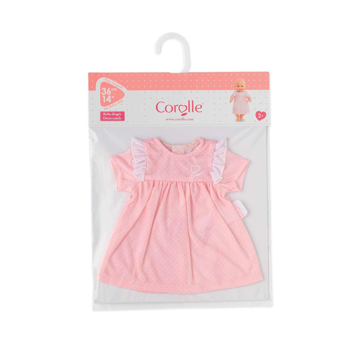 corolle-mon-grand-poupon-robe-drag-e-36-cm-v-tement image 2