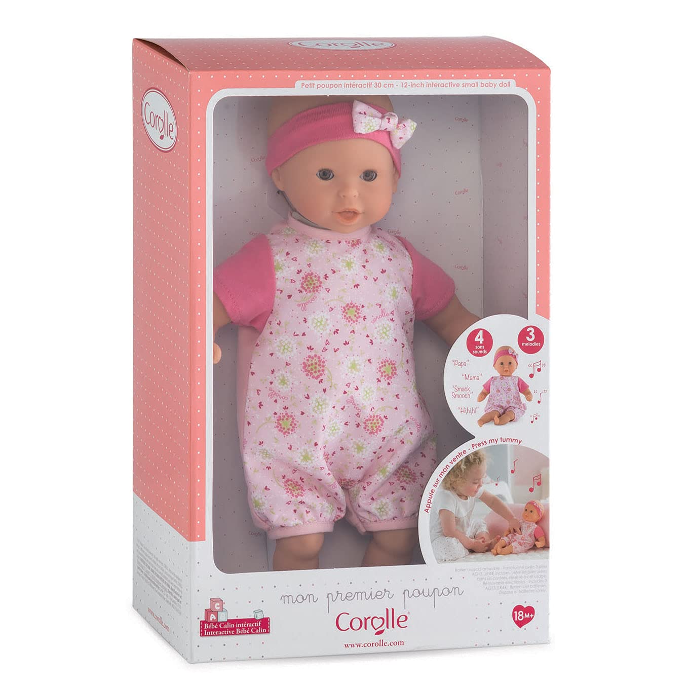 corolle-mon-premier-b-b-c-lin-bisou-m-lodies-30-cm image 2