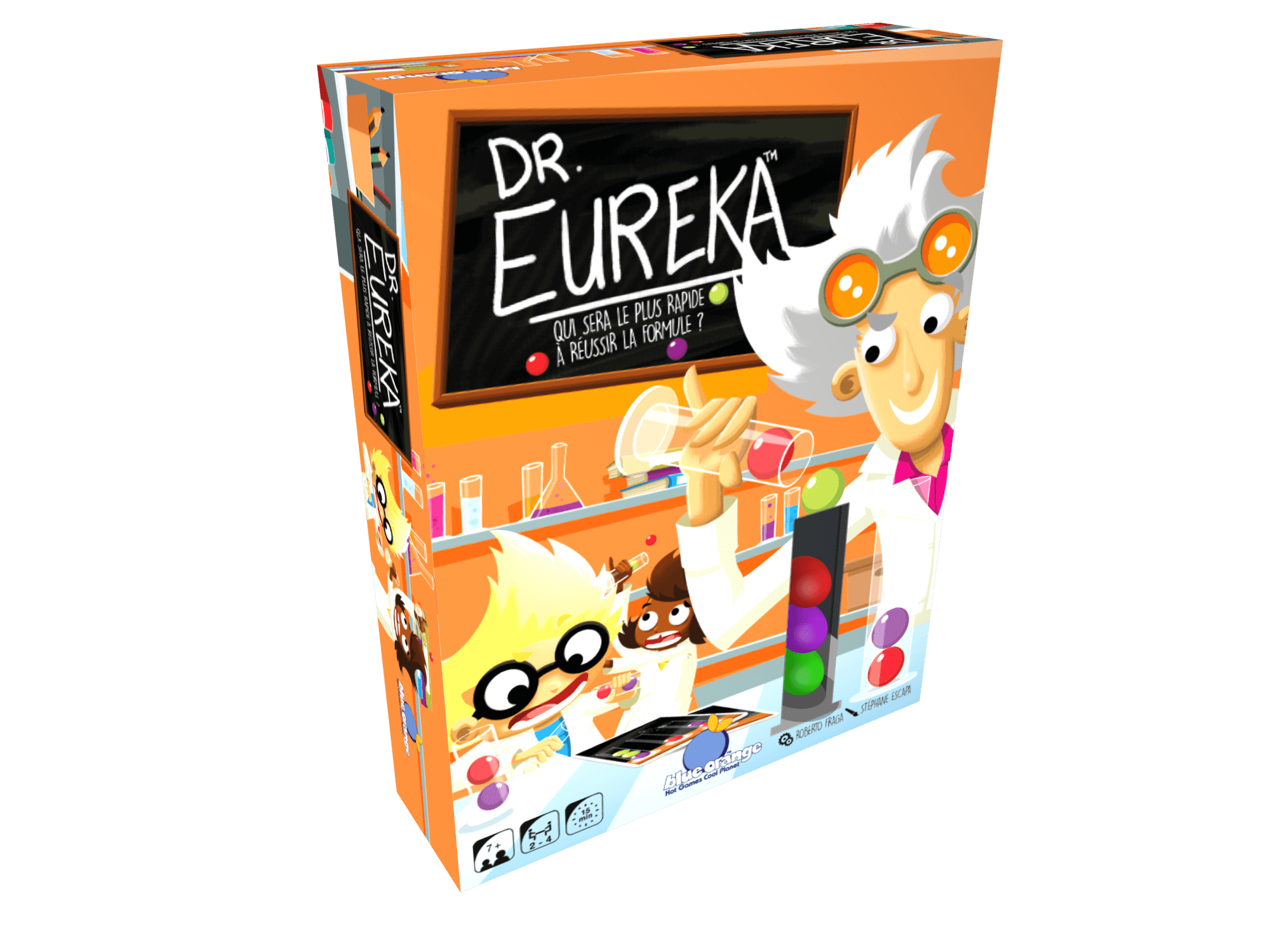 blue-orange-dr-eureka-jeu-famille-tubes-et-billes image 1
