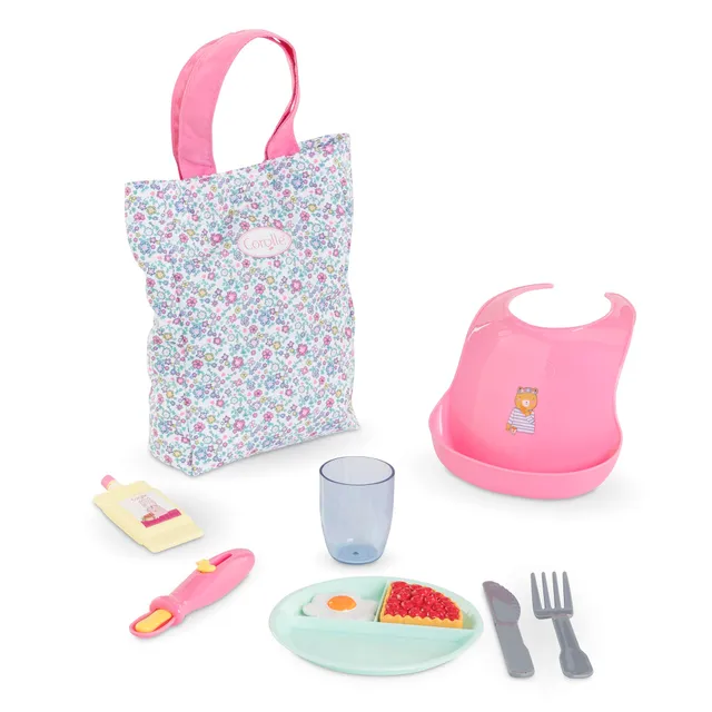 corolle-mon-grand-coffret-repas-floral-accessoire-36-42cm-10-pcs image 1