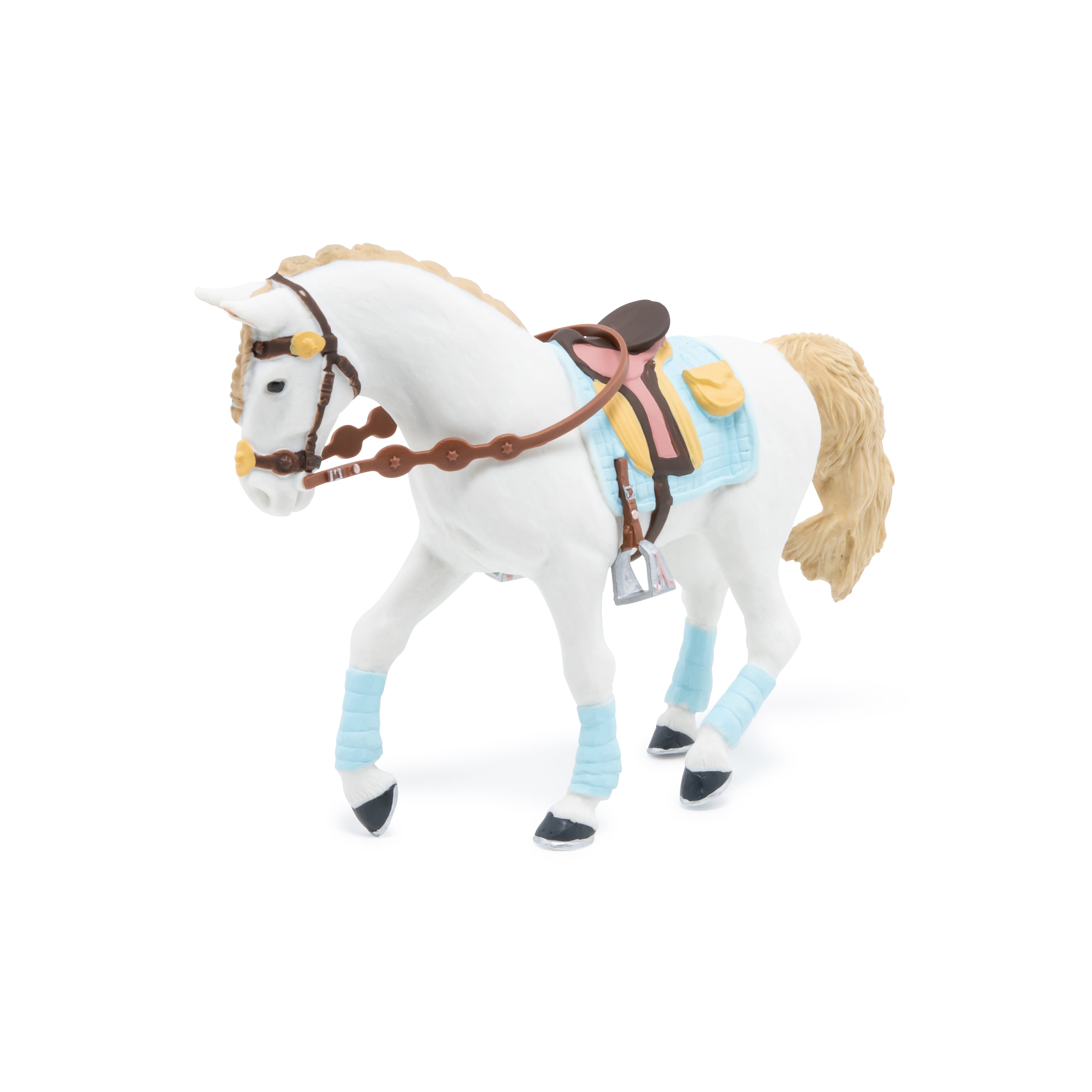 papo-horses-figurine-cheval-cavali-re-fashion-bleue image 4