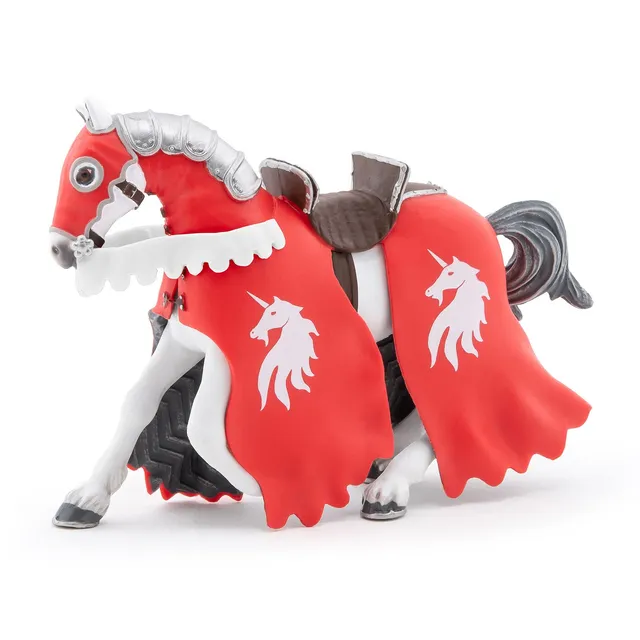 papo-medieval-cheval-licorne-figurine-cheval-lance image 1