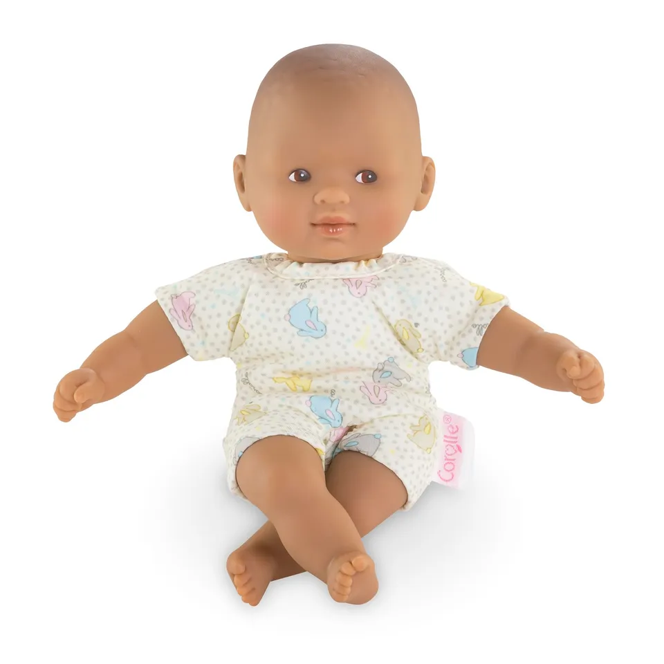 corolle-mon-premier-mini-calin-lapin-poupon-20-cm-yeux-marron image 1