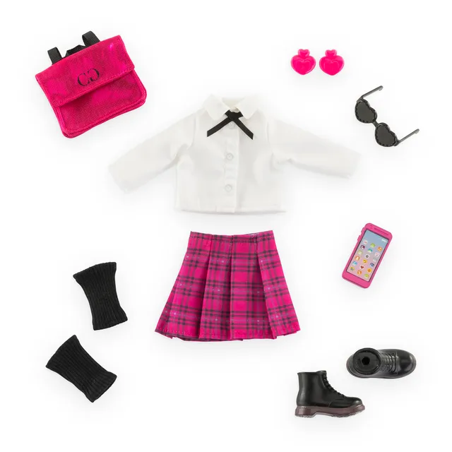corolle-girls-dressing-coll-ge-anglais-accessoires-poup-e-28cm image 1