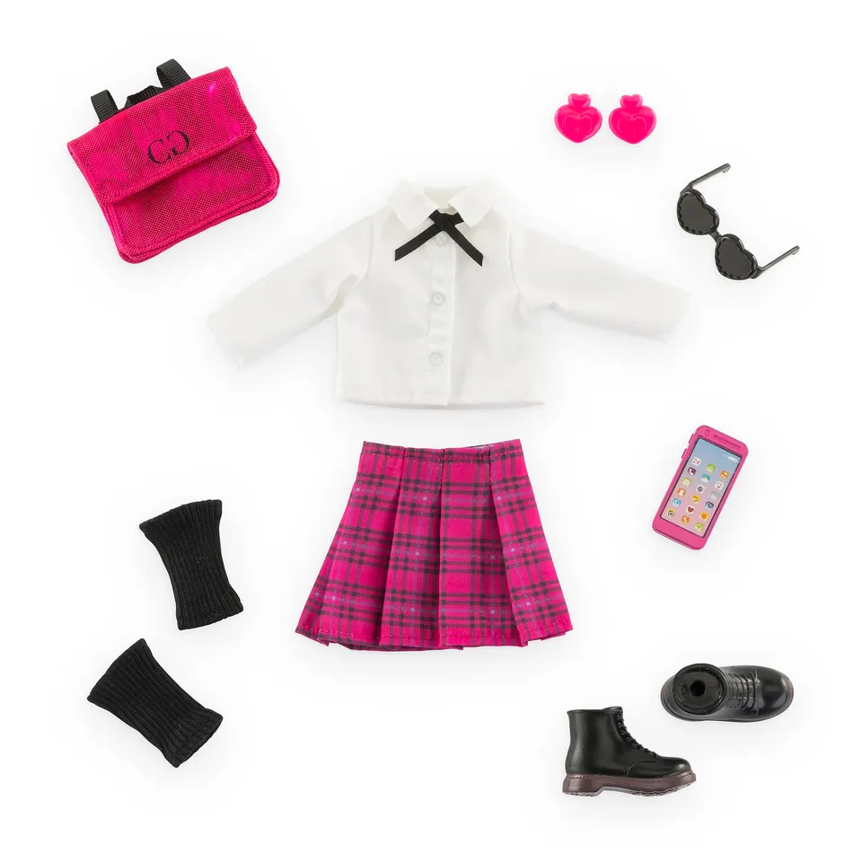 corolle-girls-dressing-coll-ge-anglais-accessoires-poup-e-28cm image 1