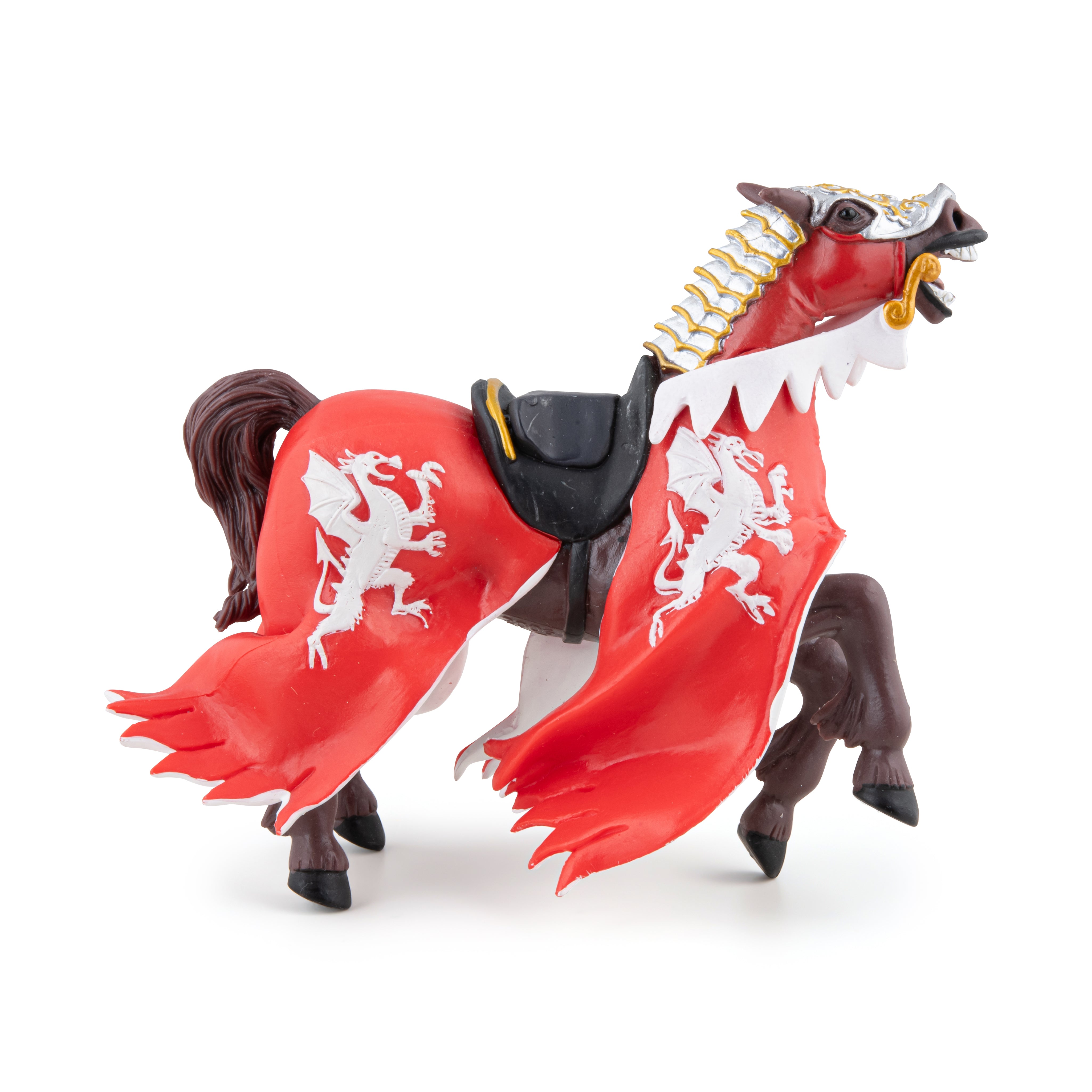 papo-medieval-cheval-du-roi-au-dragon-rouge-figurine-cheval image 5
